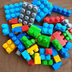 Megabloks pack of 50 pc, assorted 4 - Toy Chest Pakistan