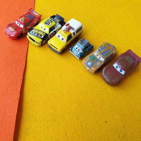 Metal cars set of 6