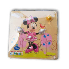 Minnie Mouse wooden inset puzzle - Toy Chest Pakistan