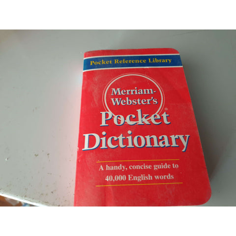 Mirriam webster pocket dictionary