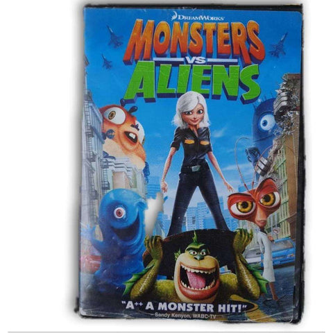 Monsters and Aliens DVD