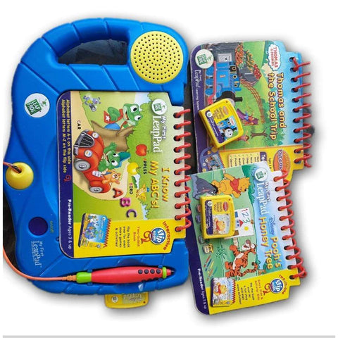 Leap Frog LeapPad Record & Play Microphone 2 Books Pre-K - 2nd Quantum Pad  Toy - BND Treasure Chest
