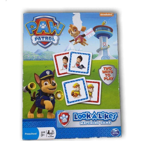 Paw Patrol Look Alike Matching Game