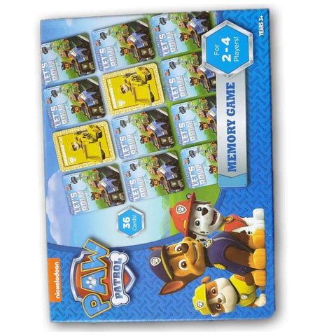 Paw Patrol Matching, memory game