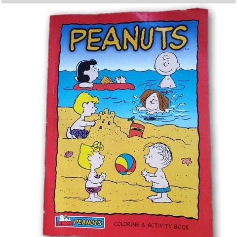 peanuts colouring book