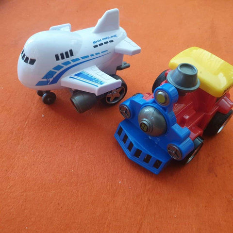 Plane and train set