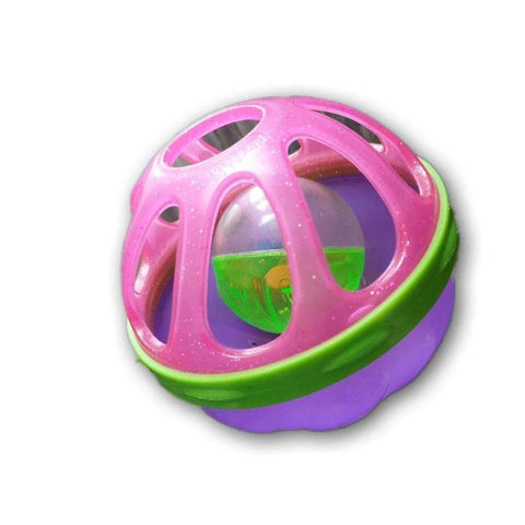 rattle oball, pink