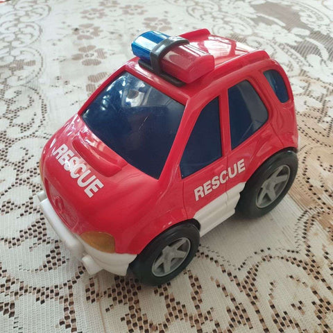 Rescue car with sound and lights