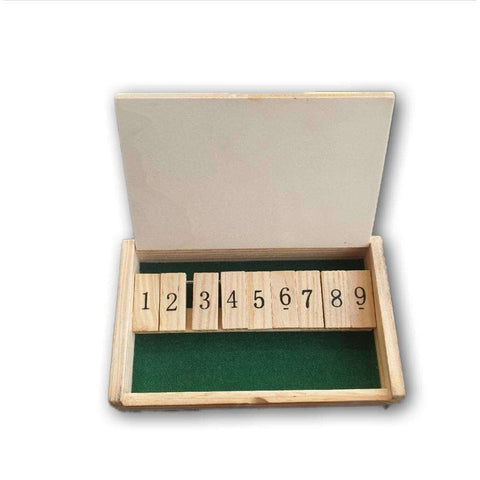 shut the box wooden, travel