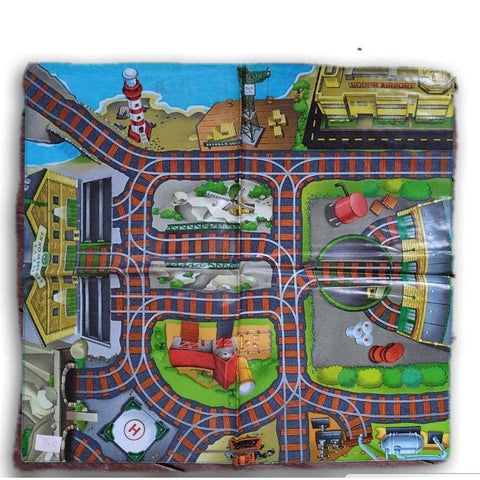 Train track, plastic wipeable, 20 inch x 20 inch