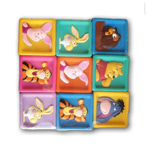 Winnie pooh rubber blocks