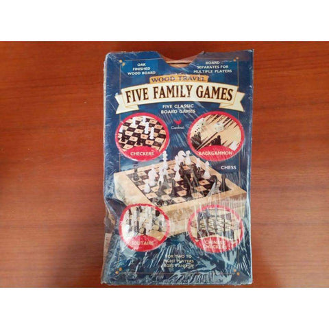 Wood Travel 5 family games