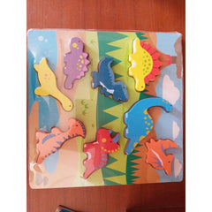 Wooden Inset - Dinosaurs - Toy Chest Pakistan