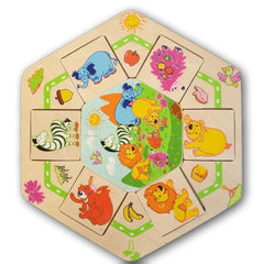 Wooden Inset Puzzle - Toy Chest Pakistan