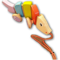 Wooden Pull Along gator - Toy Chest Pakistan