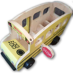 Wooden School Bus - Toy Chest Pakistan