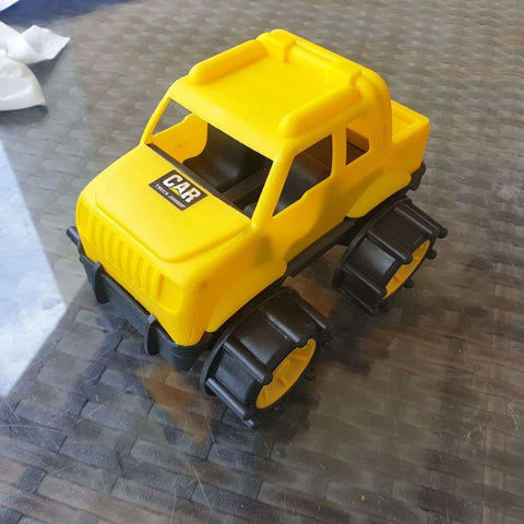 yellow vehicle