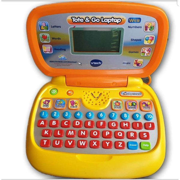  VTech Tote and Go Laptop , Yellow : Everything Else