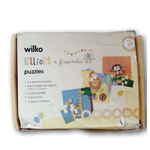 Wilko Elliot 3 in 1 puzzle