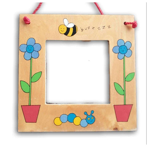 Wooden Mirror and Frame