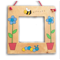 Wooden Mirror and Frame - Toy Chest Pakistan