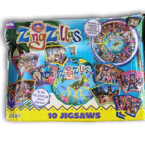 Zing Zillas 10 jigsaw puzzle set